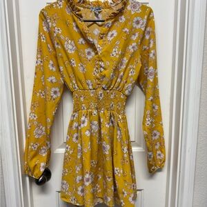 J for Justify Yellow Sundress